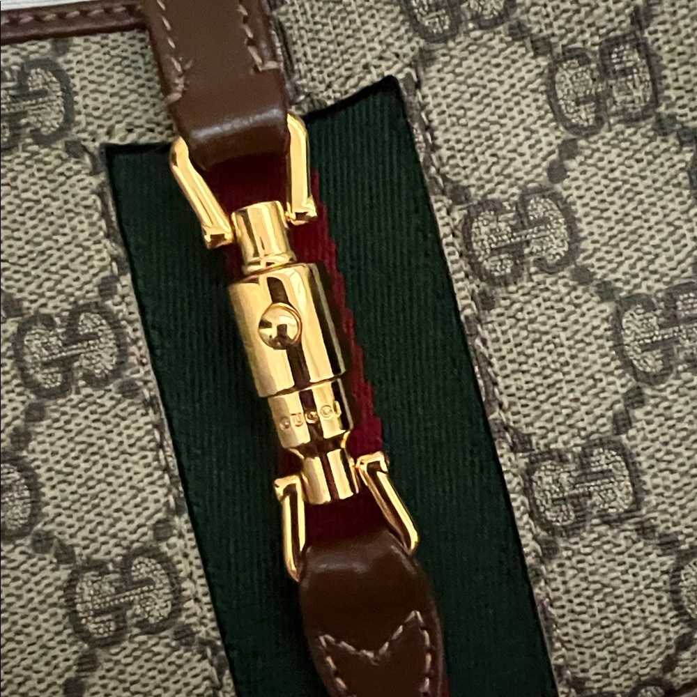 🆕 Auth Gucci Mini Jackie 1961 Hobo Bag w/ Shoulder Strap - Picture 9 of 13